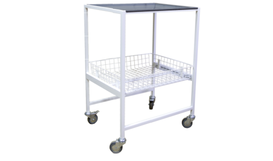 Столик інструментальний (1полка, 1 корзина) євро ТМ ЗАПОВІТ